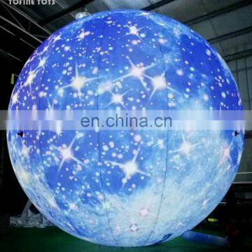 giant globe inflatable moon beach ball