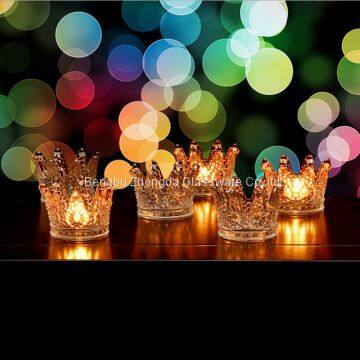 Glass Candle Holder For Home or Wedding From China Factory photo-3