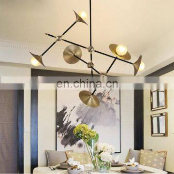 Industrial Iron Art Italian Modern Chandelier Lights photo-3