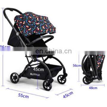 High quality supplier luxury baby stroller 3 in 1 with base reversible seat baby pram foldable