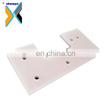 UHMWPE drag conveyor paddles UHMWPE Beveled edge flights Virgin UHMW Ultra high molecular weight UHMWPE flight chain spacers