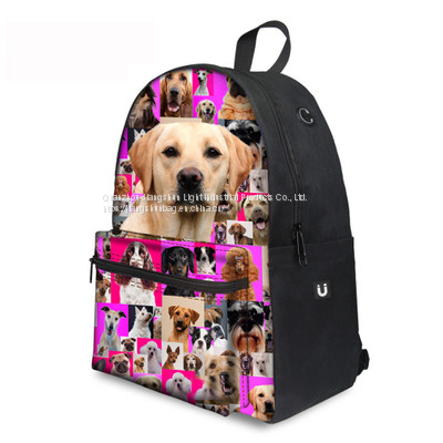 New Children's Backpack Wholesale High Quality Canvas Customized Logo and Pattern photo-4