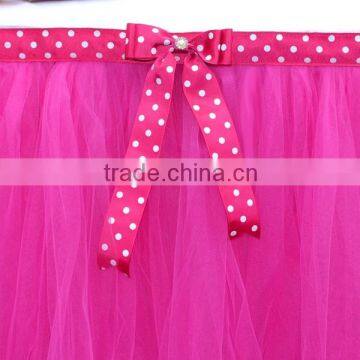 Handmade Tutu Tulle Table Skirt Cover Beautiful, Eye Catching and Unforgettable Party Centerpiece SD103 photo-4