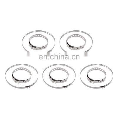 10 Pcs Clamps Stainless Steel Universal Adjustable AXLE CV Joint Boot Crimp Clamp Kit 31.75-41.02mm 69.85-127mm 5 Small +5 Big photo-2