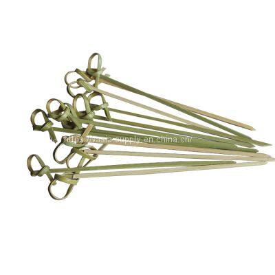 6 Inch Bamboo Knot Skewers Twisted Ends Bamboo Sticks Cocktail Picks