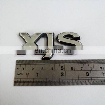 Chrome 3D ABS Custom Sticker Emblem Auto Lettering Decals Car XJS Badge photo-3