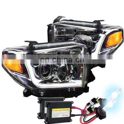 modified LED headlight head lamp  with projector for Toyota Tundra pickup 2014-2019