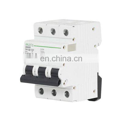 Wholesale and customizable good material Matis MM50H-3P 380V 50/60hz mcb small smart circuit breaker