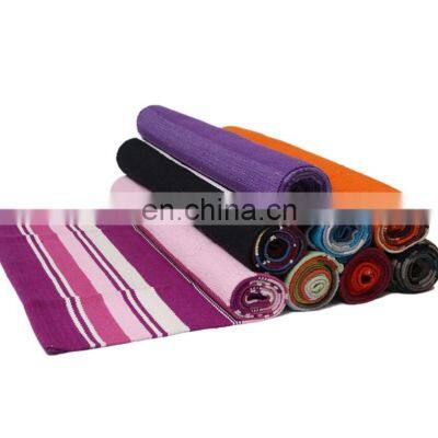 Cotton Foldable Custom Logo and Private Label Yoga Mat photo-5
