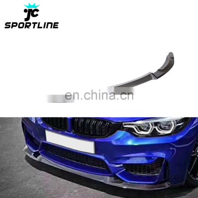 JC Sportline Carbon Fiber M4 Front Lip Spoiler for BMW F82 M4 F80 M3 14-19