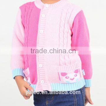 Autumn Cardigan Gilrs Cotton Sweater Computer Knitting Cardigan photo-3