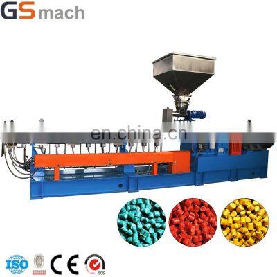 Co Rotating Twin Screw Extruder Polymer Compounding Extruder Pellet Machine