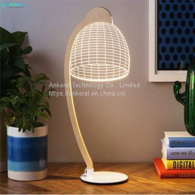 3D Vision Wooden Night Light Amazing 3D Illusion Wood Night Lamp For Christmas Gifts