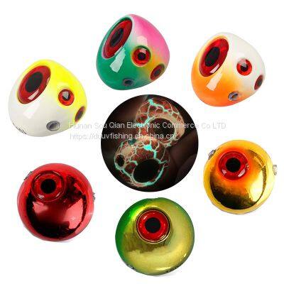 DUUV 4 Color DIY Hard Metal Jig Head Inchiku jig Tai Kabura Slider Slow Pitch Jigs Saltwater Fishing Tackle Peche