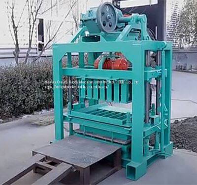 China Manual Brick Machine Onnoh QTJ4-40 Semi-automatic Brick Making Machine photo-3