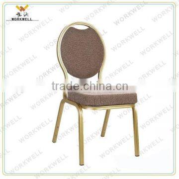 WorkWell high quality new design fabric banquet chair with Rubber wood legs Kw-D4019