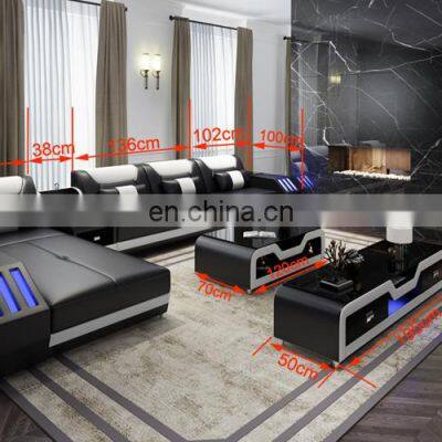 China Factory U Shaped Sofa Sectional Corner Sofa Set Furniture
