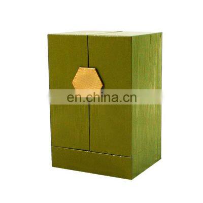 empty green box for magnetic perfume bottle packaging gift boxes