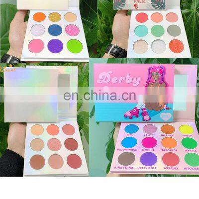 16 Color Empty Round Eyeshadow Palette Circle Makeup Paint Style Palette Packaging Wholesale photo-4
