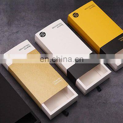 Custom Logo Printed High Quality Drawer Gift Box Paper Cardboard Packaging Box for Socks photo-2