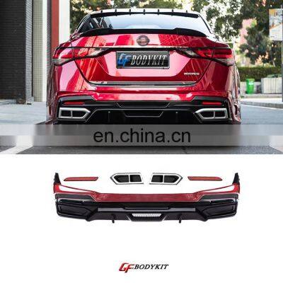 Wholesale Automotive Parts Full Set of Car Wide Body Kit Front and Rear Bumpers Side Skirts for Sylphy Sentra 2020 photo-3
