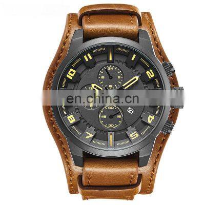 Curren 8225 High Quality Japan Quartz Movement Hand Watch Waterproof Alloy Analog Men's Wrist Watches