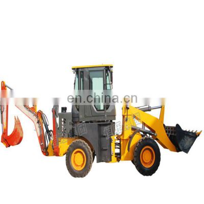 Wheel type Mini Front End Backhoe Loader Used for Construction