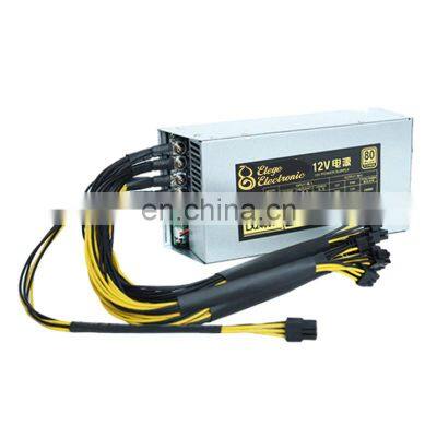 Desktop Psu 2400w Low Noise Power Suppliers Power Supply Modular 10x6pin Efficiency Device