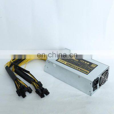 2000w 2u Psu Pc Power 2400w 6 Pin Power Supply For 6 Gpu