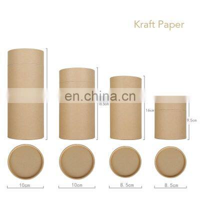 ENO Cylindrical Packing Round Candle Jar Custom Essential Oil Package Lip Balm Lipstick Kraft Packaging photo-3