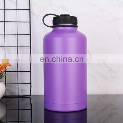 High Quality Colorful 64oz Stainless Steel Space Bottle