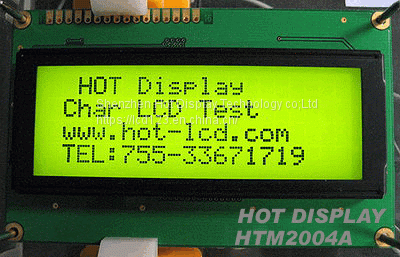 20*4 character LCD screen