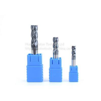 2/4/6 Flute HRC 45 55 65 Solid Carbide End Mill for Metal Machining With Coating AlTiN TiSiN AlTiSiN photo-4