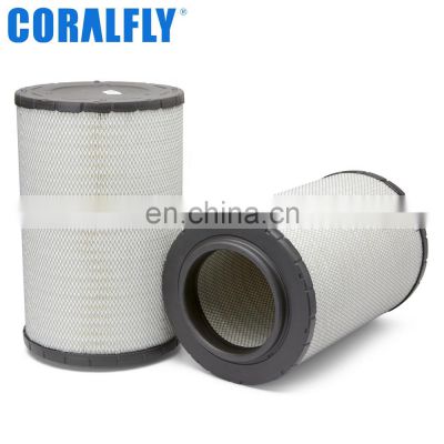 Coralfly Truck Diesel Engine Air Filter AF26249 21212204 21702911 3827643 21186955 for Volvo Penta