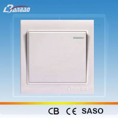 PC panel 10A 1gang 1way wall switch for light