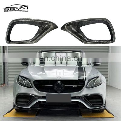 W213 E63 BB Style High Quality Carbon Fiber Air Vent Front Vent Trim For Mercedes Benz W213 E63 AMG S