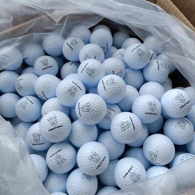 Double layer golf practice balls