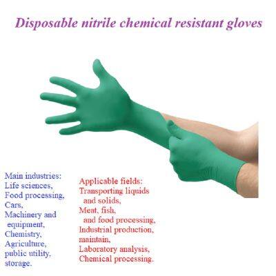 Einweg-Nitril-Handschuhe, chemikalienresistent