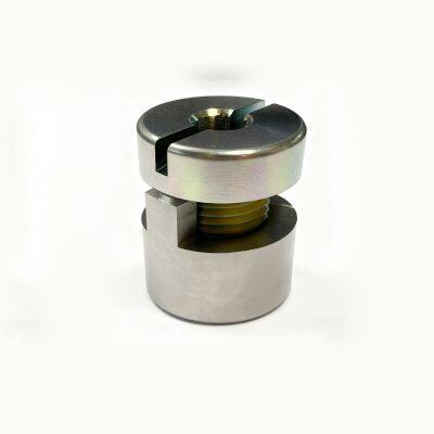 Factory Customized Stainless Steel Band Flange Knurled Lock Nut Metal Turning Milling CNC Precision Machining Service photo-3