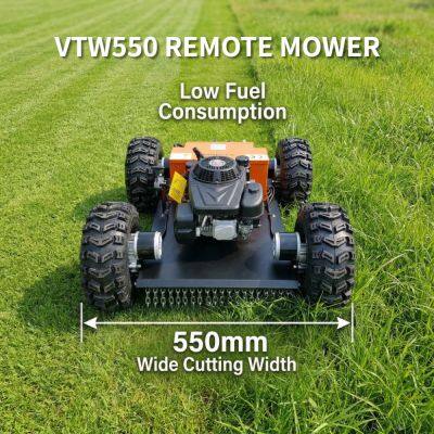 Косилка для газонов VTW550-90 для солнечных электростанций и общественных зеленых площадей с двигателем Loncin объемом 224 см³, скорость 0-6 км/ч, сертификат CE, EPA, для эффективного контроля растительности
