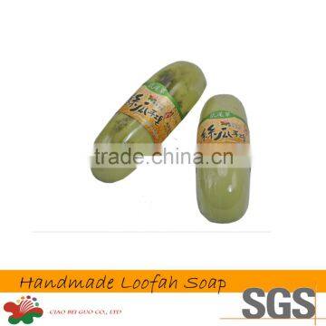 Made in Taiwan Hand made Herbal Product Sage Loofah Soap