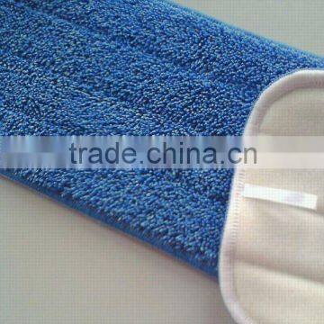 80% polyester and 20% polyamide microfiber house cleaning strip mop dust mop heads