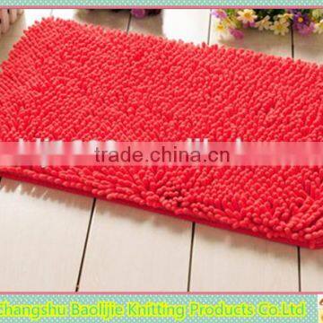 China whoesale chenille bath mat bathroom cleaning series