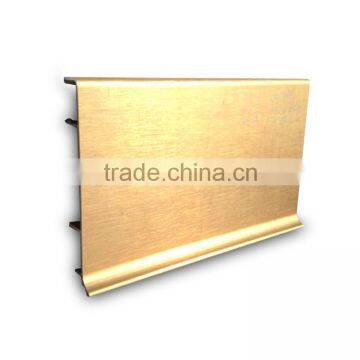 hotel wall decoration metal skirting board for protection