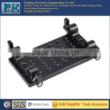 Nanjing supply high precision OEM and ODM black oxide aluminium mounting plate