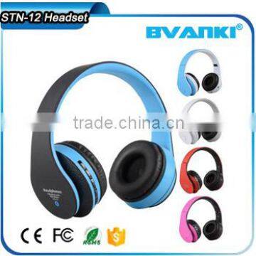 New products 2016 STN-12 HIFI Noise isolating headband headphones wireless bluetooth headset with fm and tf card                        
                                                                                Supplier's Choice