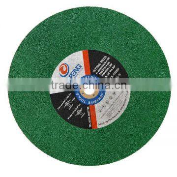 Manufacturer 305mm fiberglass cutting disc/wheel for metal