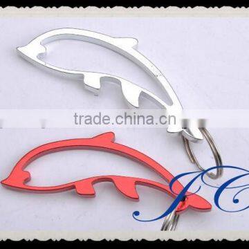 High quality aluminum fish shaped bottle opener factory