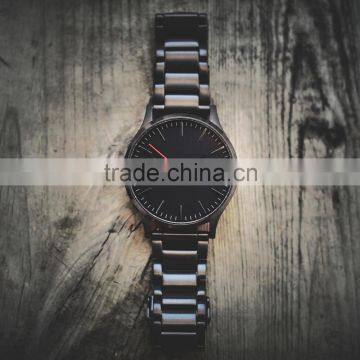 Luxury Fashion Design Black Stainless Steel Case Men Watch With Custom Logo Quality Choice photo-4
