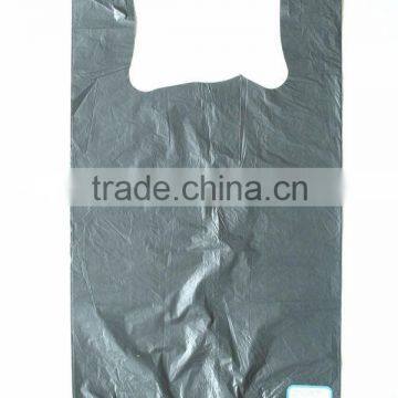 Biodegradable HDPE Black Plastic T-shirt Bags